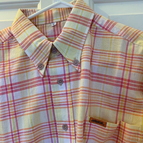 Plaid Button-Up Collared Shirt - Picture 2 of 5